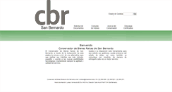 Desktop Screenshot of cbrsanbernardo.cl