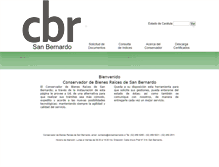 Tablet Screenshot of cbrsanbernardo.cl